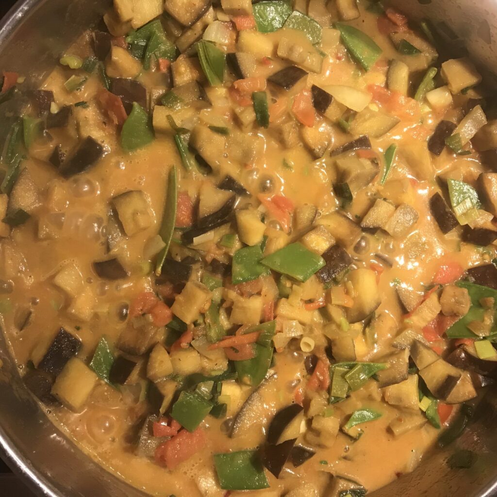 Curry Nahaufnahme kochen