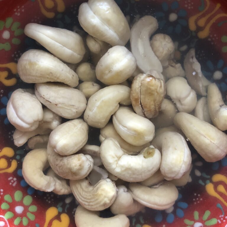 Cashews einweichen